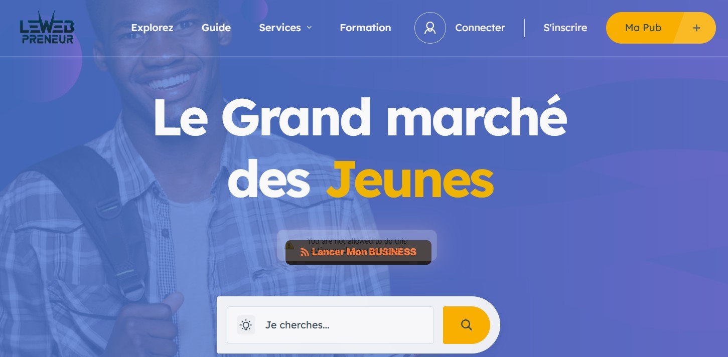 Révolutionner la Publicité Digitale au Burkina Faso avec LeWebPreneur (Copie) (Copie)